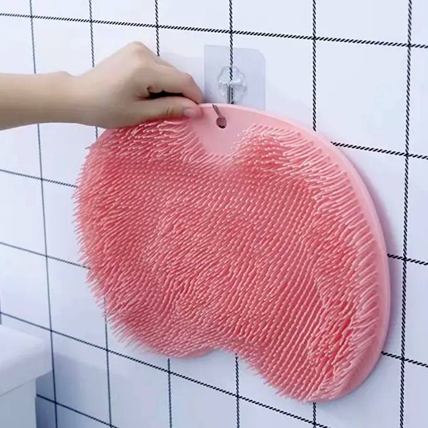 9310 Silicone Bath Massage Cushion with Suction Cup, Shower Foot Scubber Brush Foot Bath Mat Scrubber, Anti-Slip Exfoliating Dead Skin Massage Pad Lazy Wash Feet Bathroom Mat 9310 Silicone Bath Massage Cushion with Suction Cup, Shower Foot Scubber Brush Foot Bath Mat Scrubber, Anti-Slip Exfoliating Dead Skin Massage Pad Lazy Wash Feet Bathroom Mat